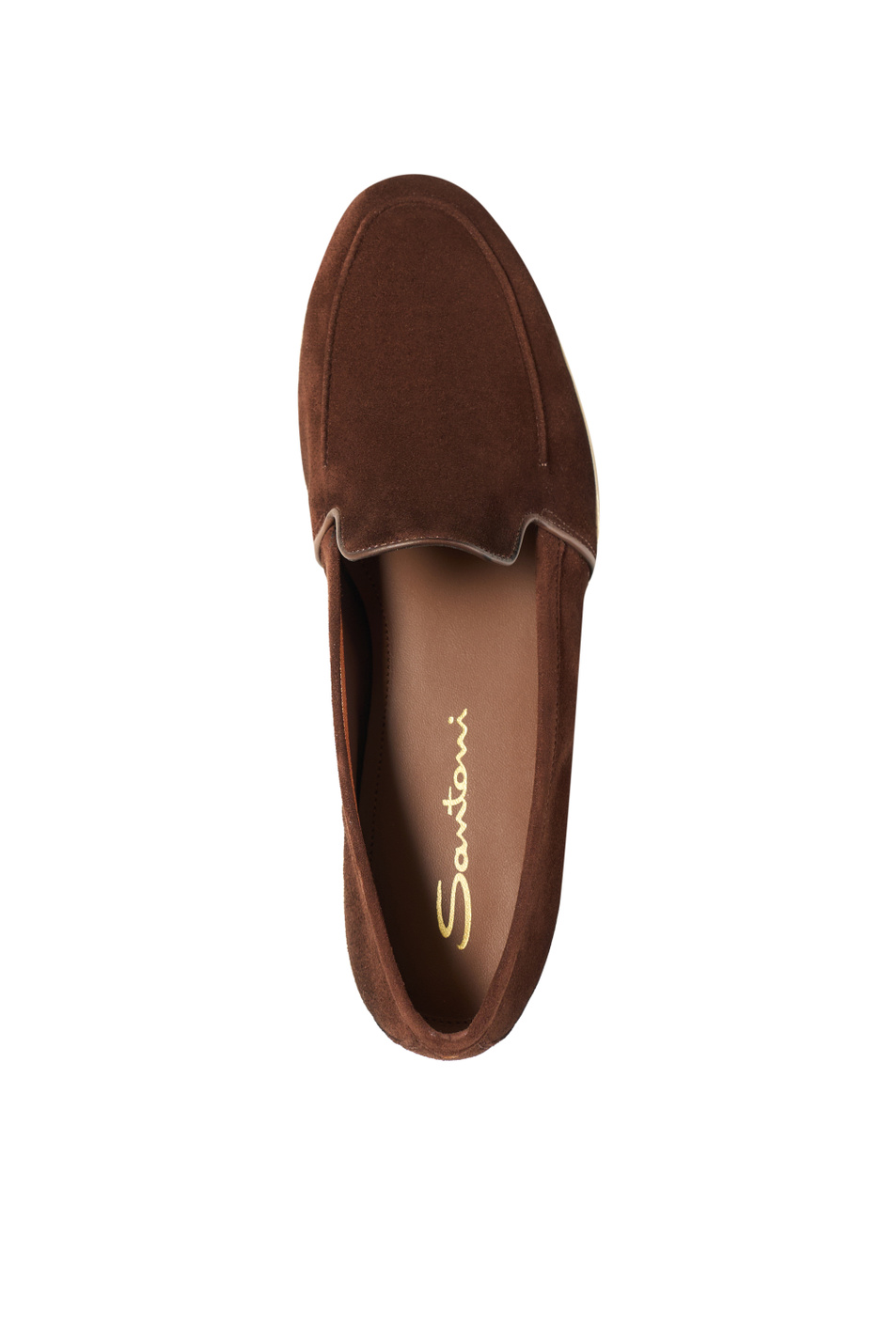 Женский Santoni Лоферы MALIBU из натуральной замши (цвет ), артикул WULB72051AS1SAEAS26 | Фото 4