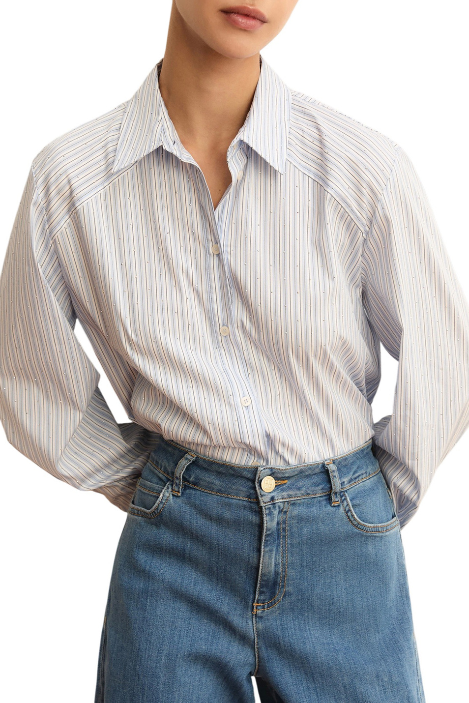 Женский Emme Marella Рубашка EMMLIUTI свободного кроя (цвет ), артикул 2615111121 | Фото 3