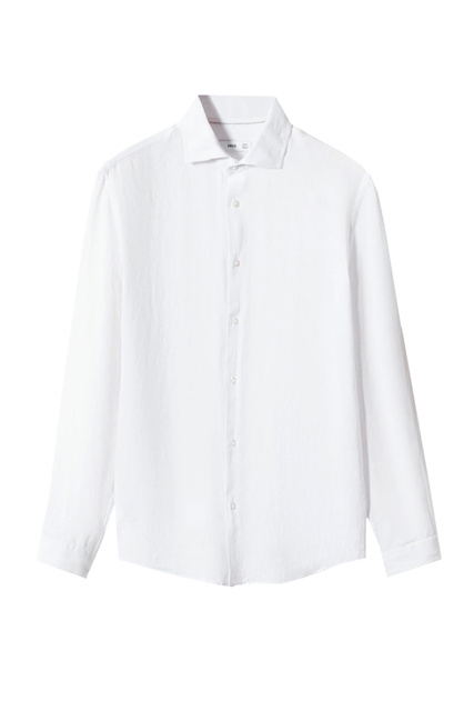 Рубашка PARROT из чистого льна|Основной цвет:Белый|Артикул:47045904 | Фото 1