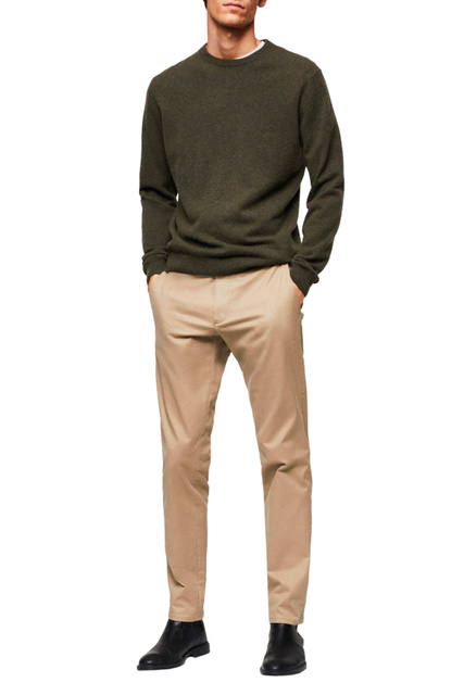 Зауженные брюки чинос BARNA|Основной цвет:Бежевый|Артикул:47010605 | Фото 2