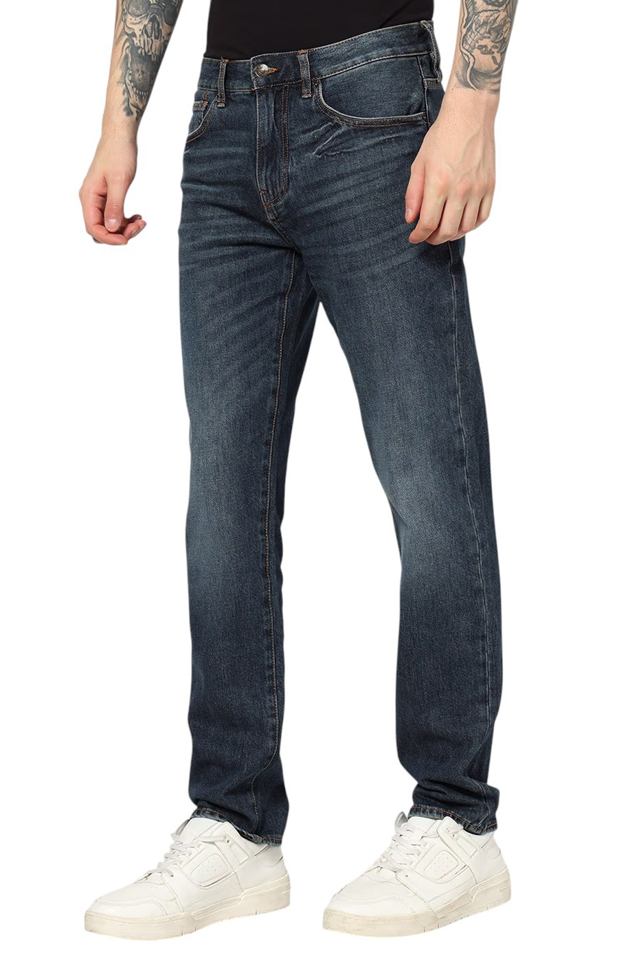 Мужской Armani Exchange Джинсы из смесового хлопка (цвет ), артикул XM000049-AF19774 | Фото 3