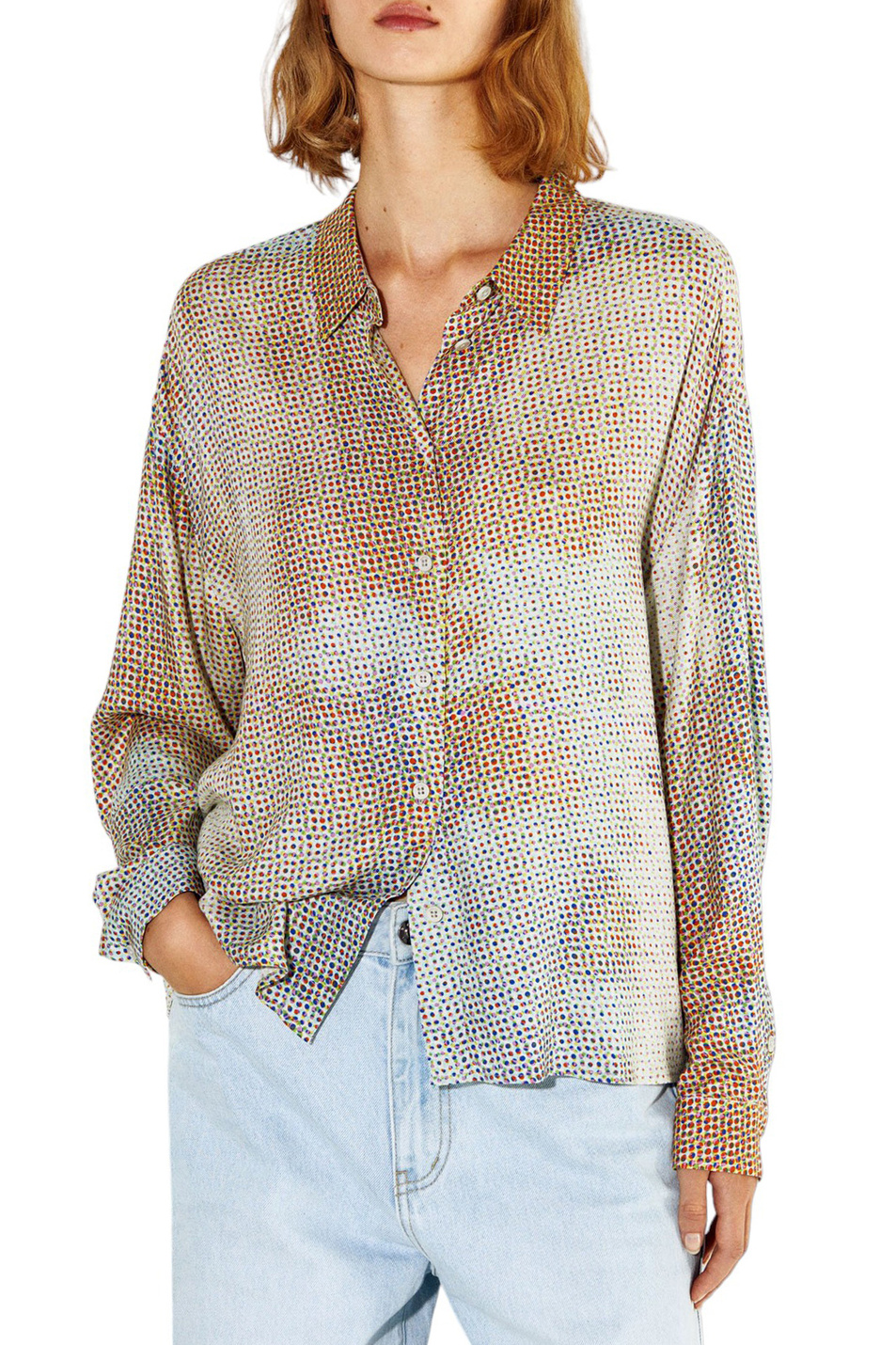 Женский Parfois Рубашка с принтом (цвет ), артикул 213551 | Фото 3