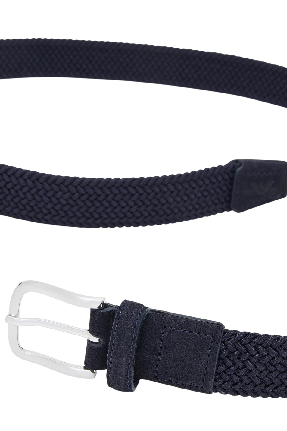 Ремень плетеный|Основной цвет:Синий Мужской Emporio Armani Ремень плетеный (цвет ), артикул EM005832-AF25478 | Фото 3