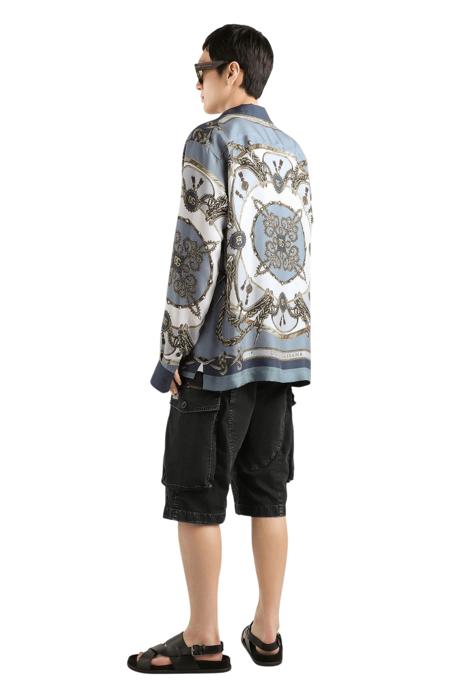 Мужской Dolce & Gabbana Рубашка из шелка (цвет ), артикул G5IF1T-HI12B | Фото 3