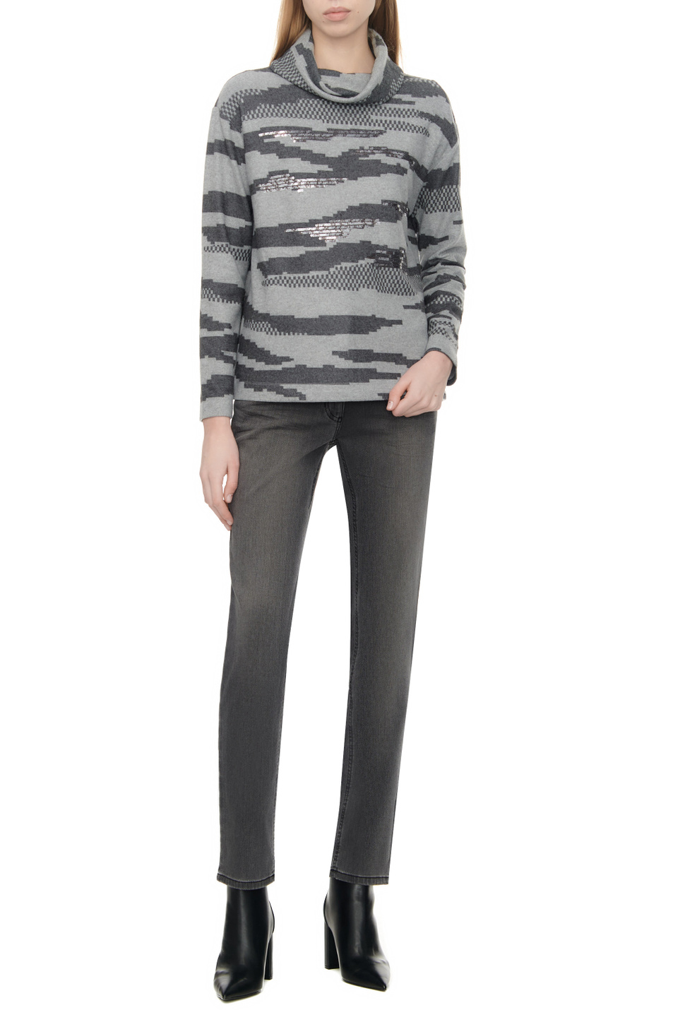 Женский Gerry Weber Свитер с принтом (цвет ), артикул 170091-44089 | Фото 3