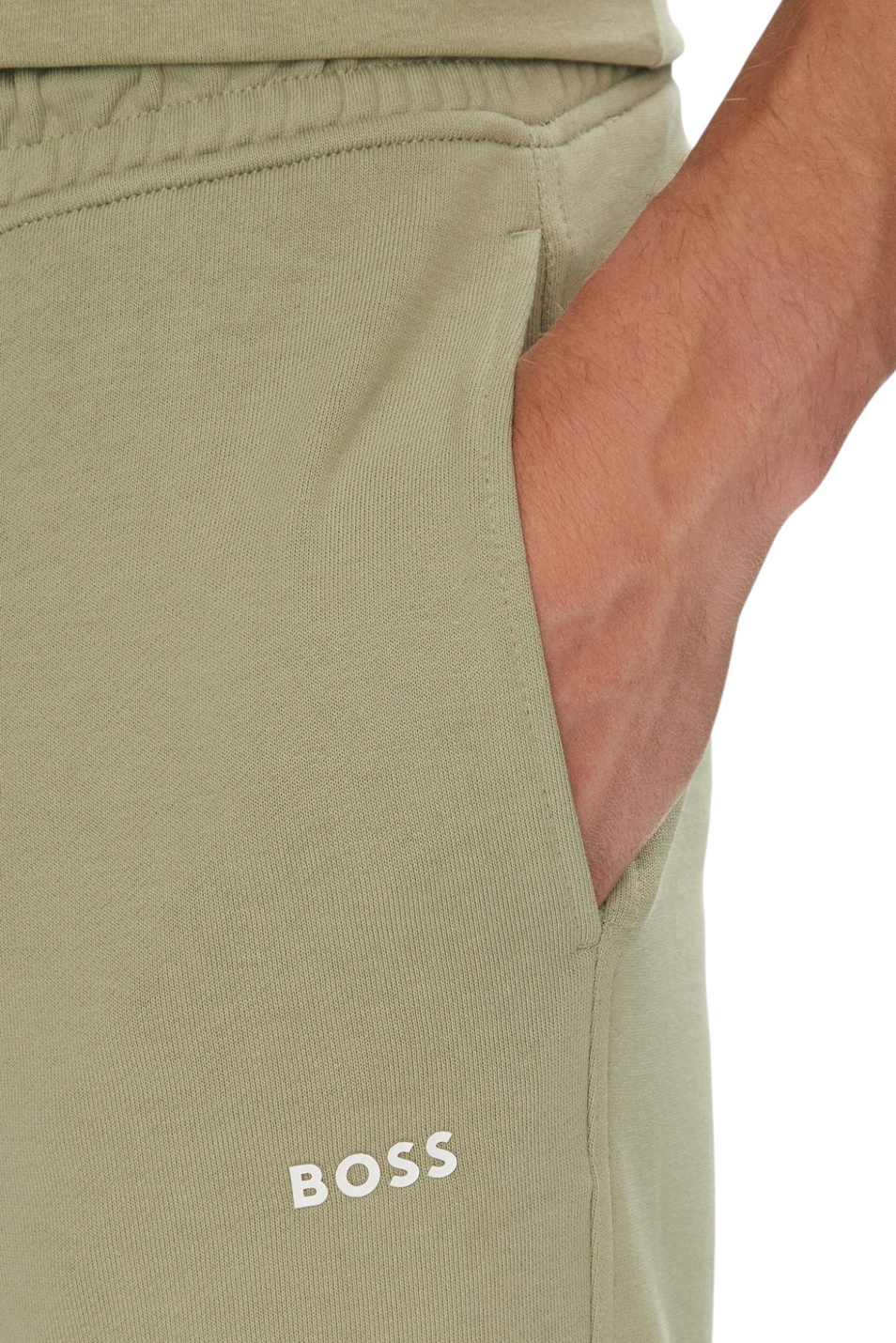 Мужской BOSS Брюки SeChup из хлопка (цвет ), артикул 50533392 | Фото 4