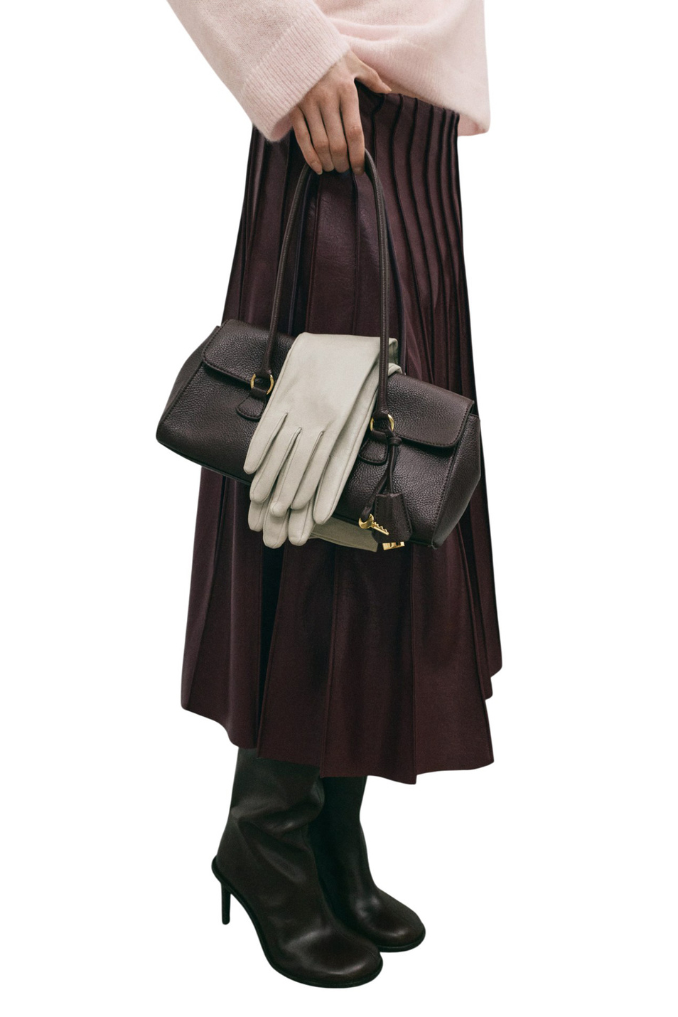 Женский Mango Юбка DALIA из искусственной кожи (цвет ), артикул 27091267 | Фото 3