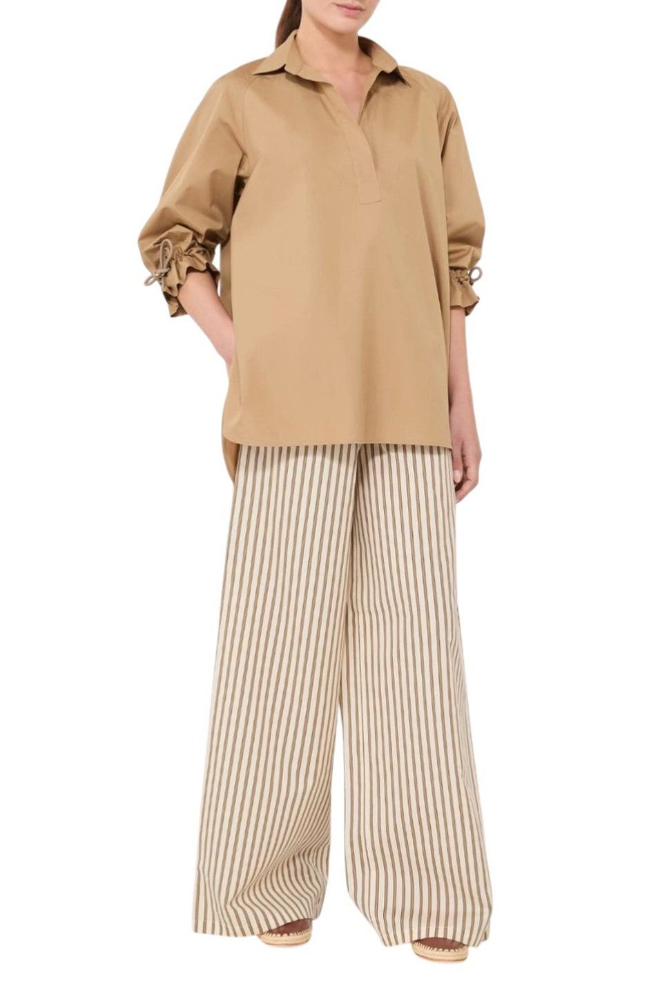 Женский Max Mara Рубашка ADORNI из хлопка (цвет ), артикул 2611191062 | Фото 2