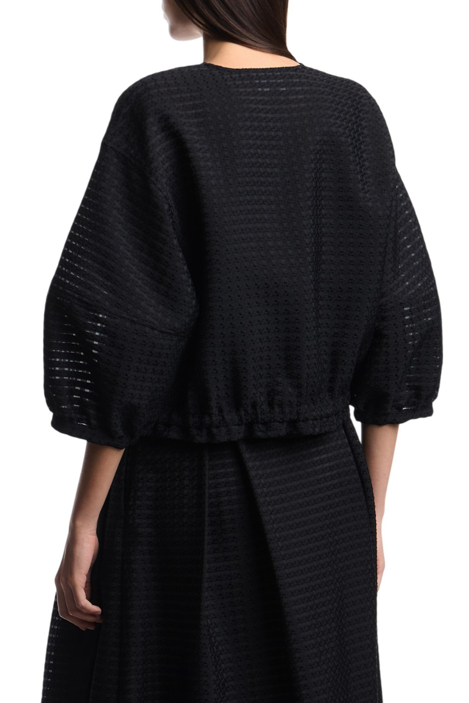 Женский Emporio Armani Жакет из жаккарда (цвет ), артикул EW003440-AF20834 | Фото 4