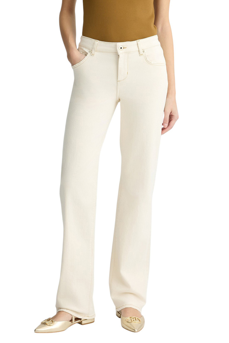 Женский Liu Jo Джинсы из эластичного хлопка (цвет ), артикул UA5219TS053 | Фото 3