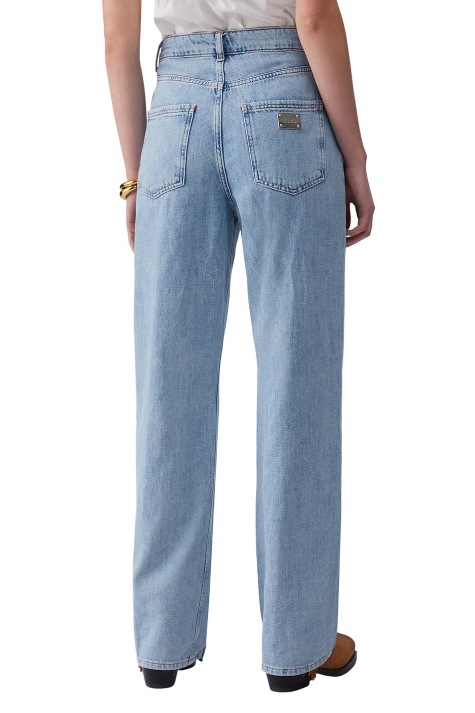 Женский Liu Jo Джинсы из хлопка (цвет ), артикул UA6322DS082 | Фото 5