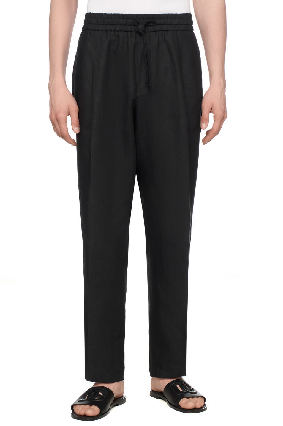 Мужской Dolce & Gabbana Брюки из льна с кулиской (цвет ), артикул GP12RZ-FU4JB | Фото 3