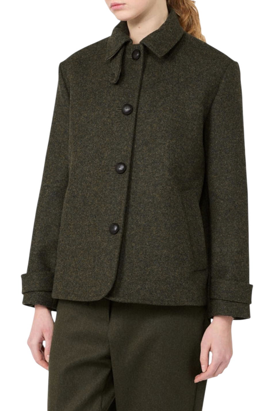 Женский Weekend Max Mara Полупальто DIORAMA из смесовой шерсти (цвет ), артикул 2625086016 | Фото 3