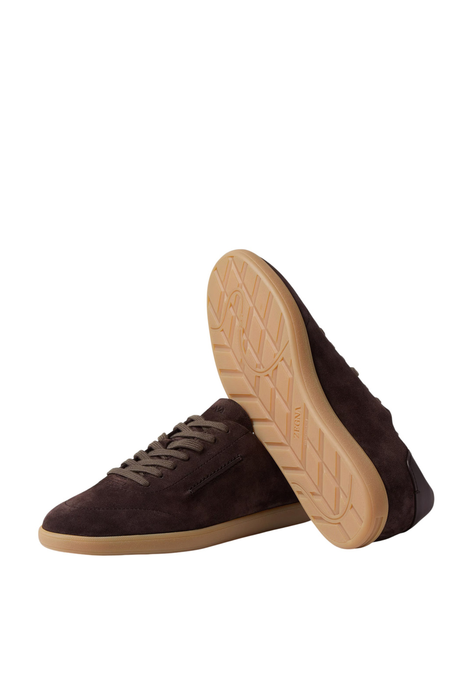 Мужской Zegna Кеды 232 из натуральной замши (цвет ), артикул LHSOY-S8218Z-TDM | Фото 4