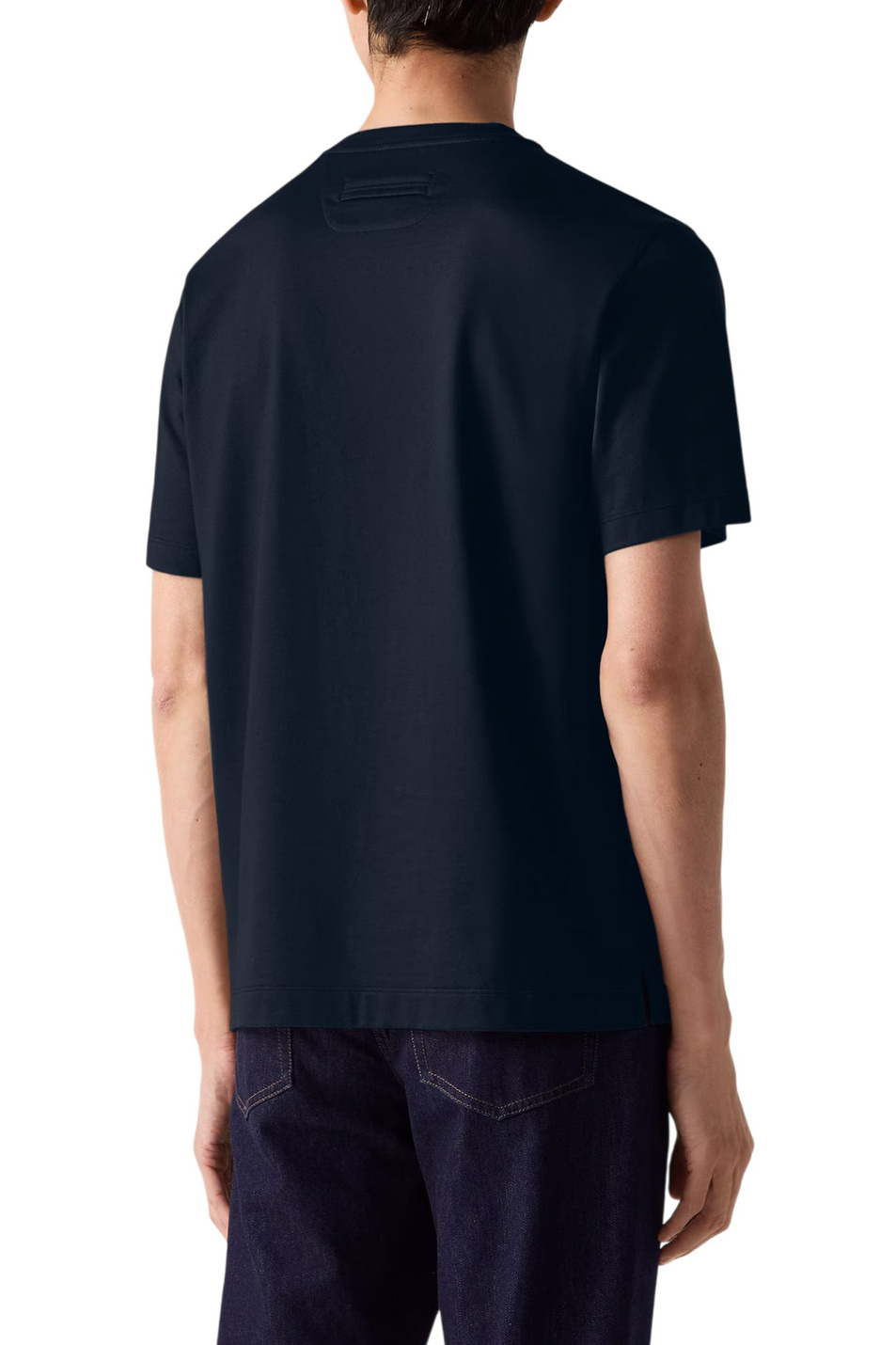 Мужской Zegna Футболка из хлопка (цвет ), артикул UH335A3-H771-B09 | Фото 3