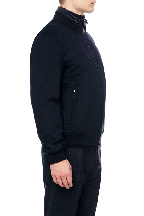 Corneliani Куртка из смесовой шерсти на молнии ( цвет), артикул 90L5R1-2820149 | Фото 4
