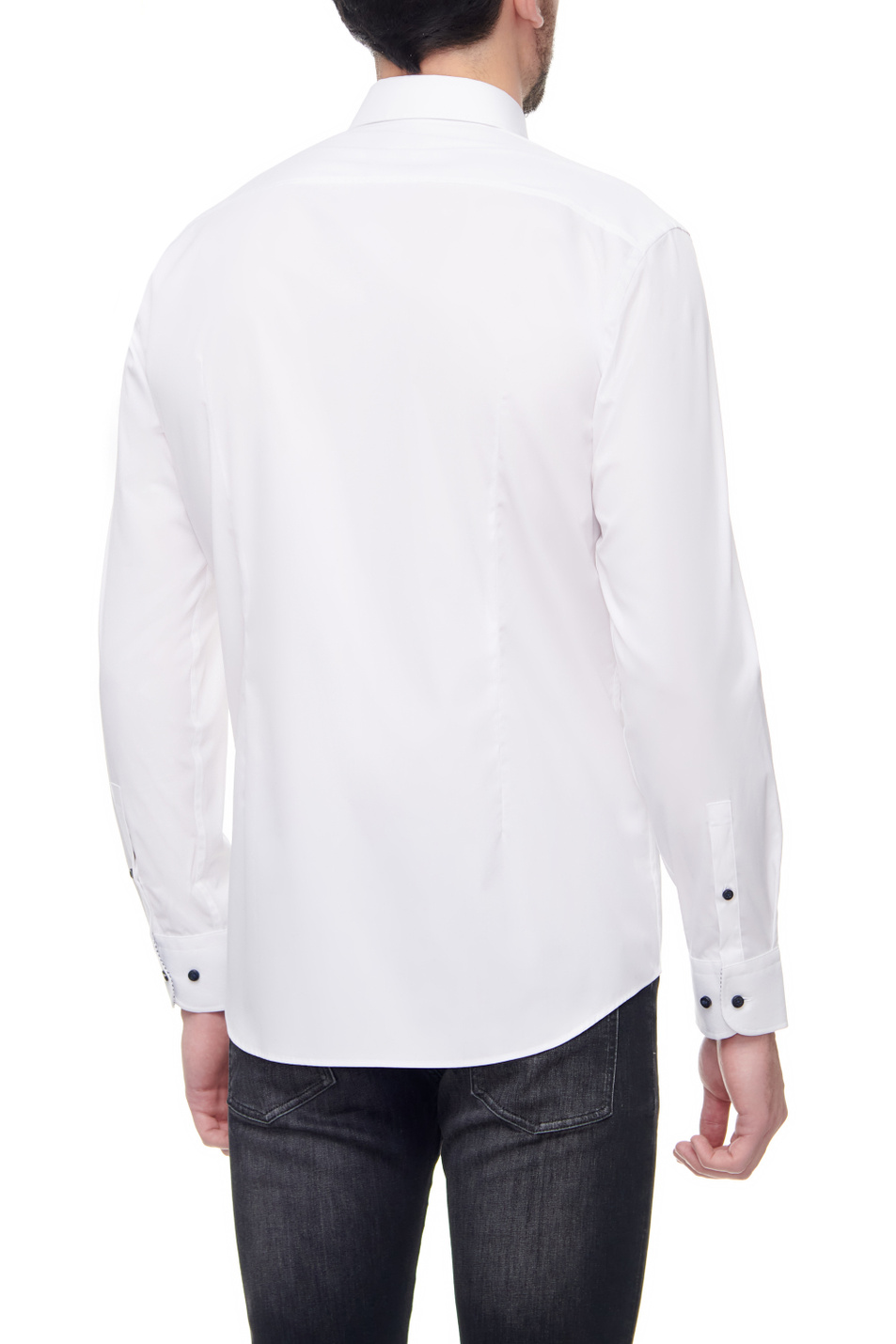Мужской BOSS Рубашка с контрастными пуговицами (цвет ), артикул 50464148 | Фото 4