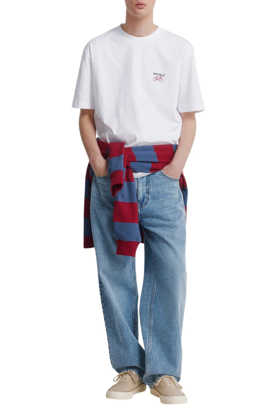 Мужской Springfield Футболка из хлопка (цвет ), артикул 0263443 | Фото 2