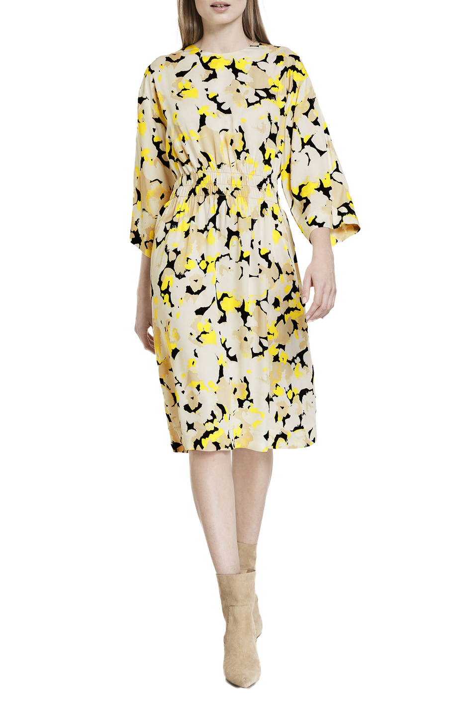 Женский Taifun Платье из вискозы с принтом (цвет ), артикул 380316-11018 | Фото 3