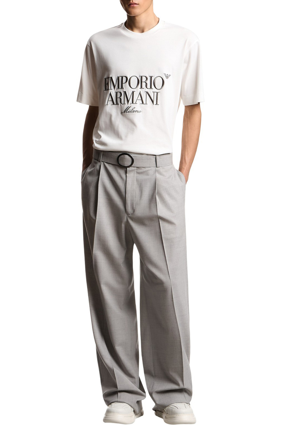 Мужской Emporio Armani Футболка из хлопка (цвет ), артикул EM005359-AF13715 | Фото 2