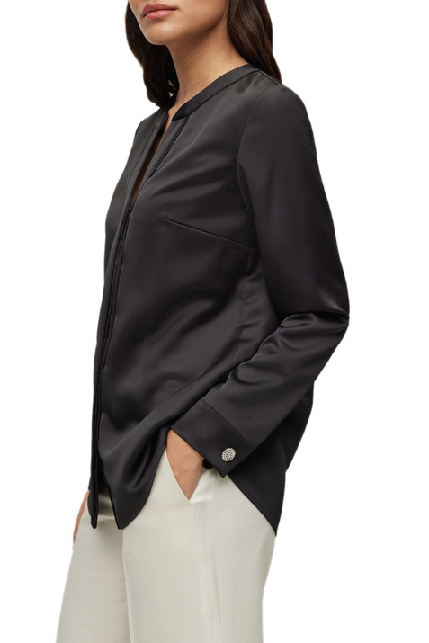 BOSS Блузка с длинными рукавами и V-образным вырезом ( цвет), артикул 50482874 | Фото 4