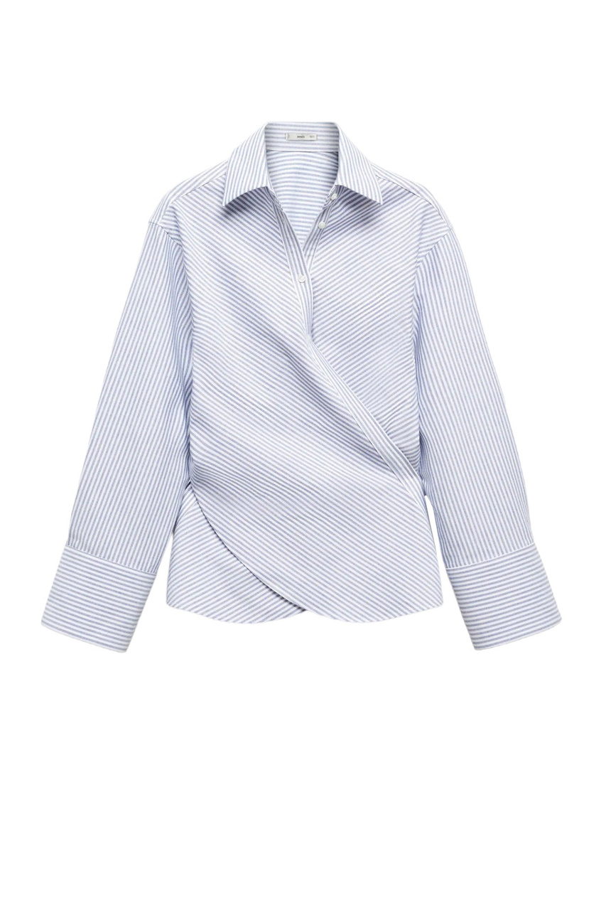 Блузка MARO в полоску|Основной цвет:Голубой|Артикул:57065806 | Фото 1