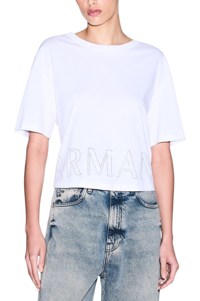 Женский Armani Exchange Футболка из хлопка (цвет ), артикул XW001709-AF17172 | Фото 2