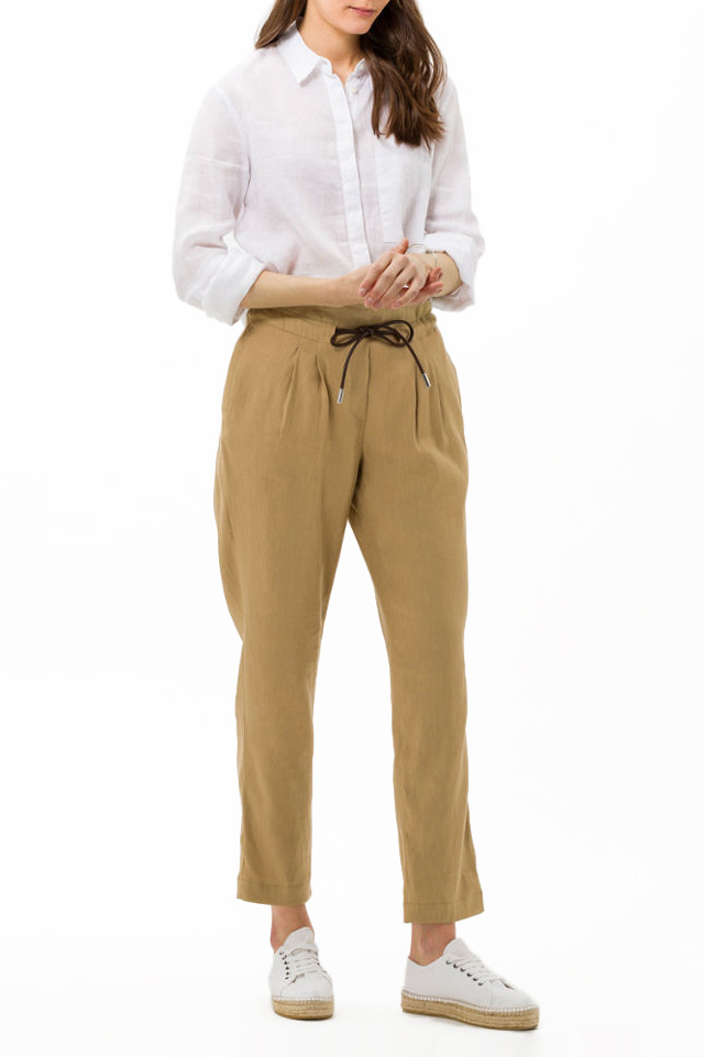 Женский Brax Укороченные брюки MILLA S из смесового льна (цвет ), артикул 74-2254-9245920 | Фото 3