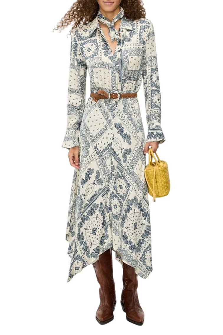 Женский iBLUES Платье IBLACAICI с принтом (цвет ), артикул 2617221071 | Фото 2