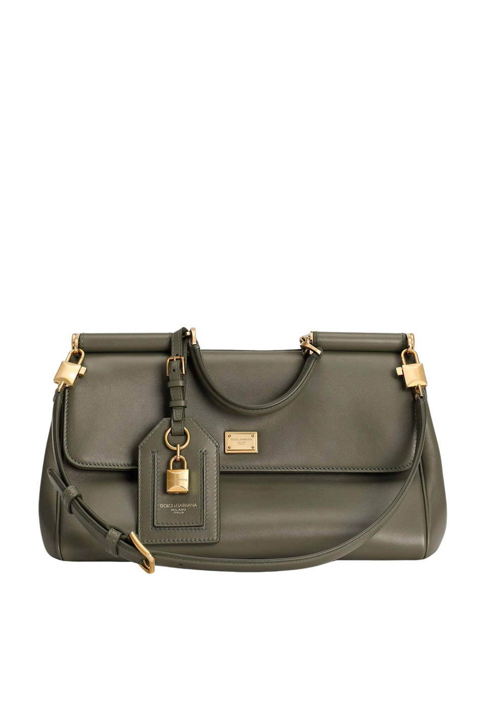 Сумка My Sicily из натуральной кожи|Основной цвет:Хаки Женский Dolce & Gabbana Сумка My Sicily из натуральной кожи (цвет ), артикул BB7782-B7321 | Фото 6