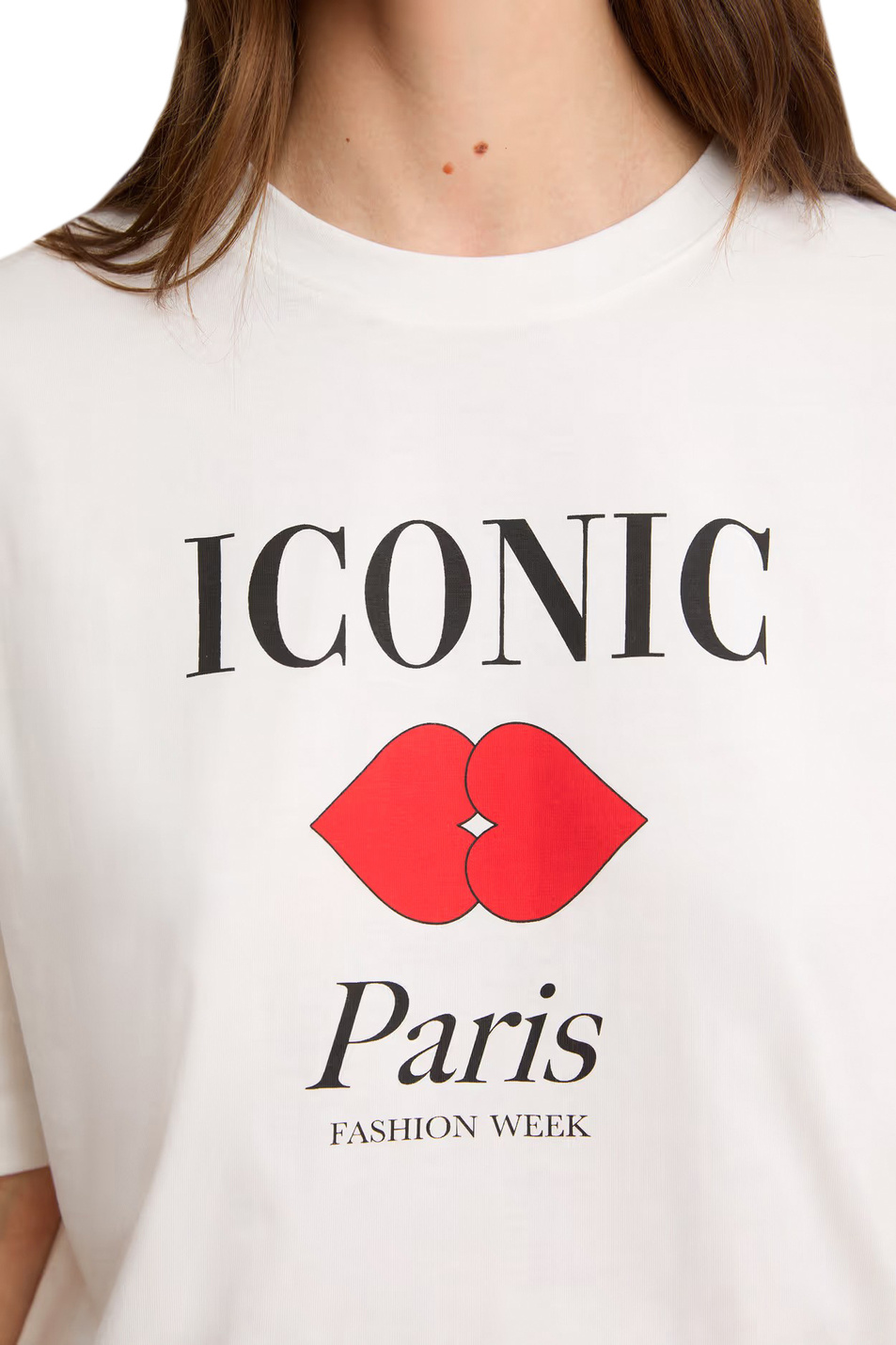 Женский Etam Футболка ICONIC из натурального хлопка (цвет ), артикул 6557887 | Фото 4