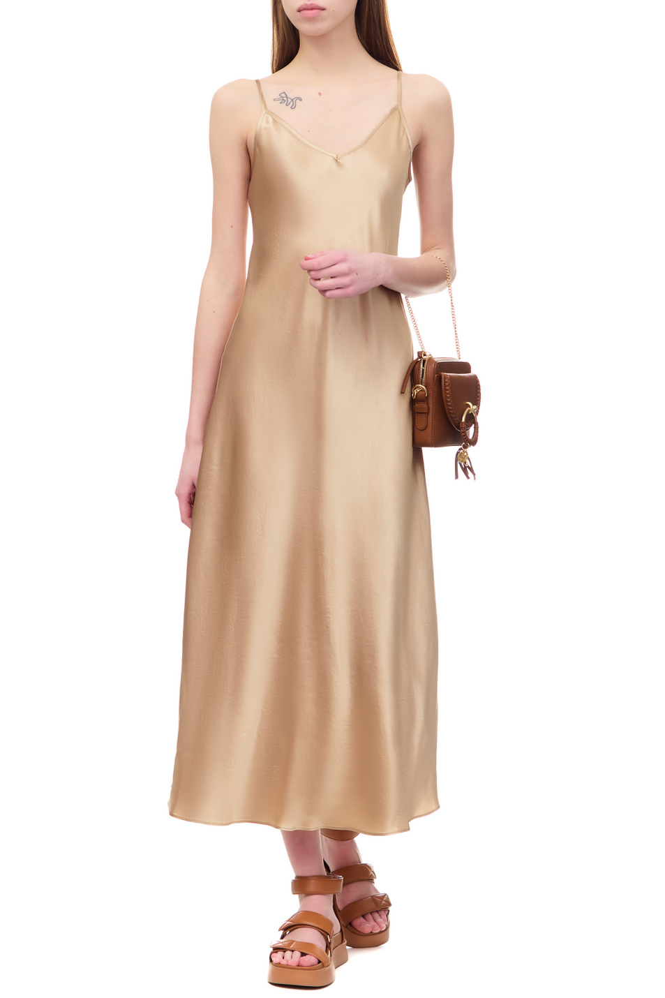 Женский Max Mara Платье ONDA с V-образным вырезом (цвет ), артикул 2332210536 | Фото 3