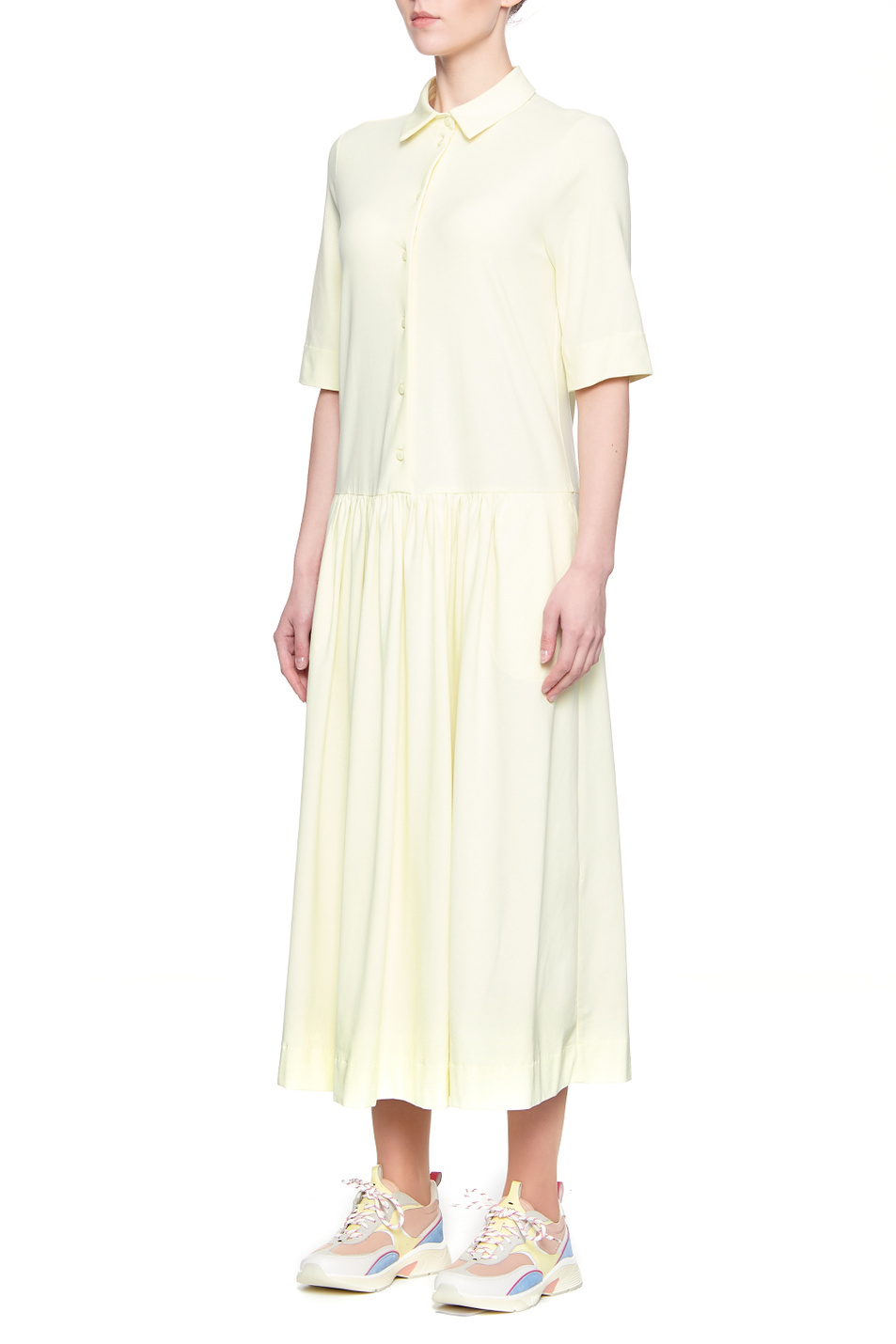 Max Mara Платье-рубашка CECI из хлопкового джерси (цвет ), артикул 36210216 | Фото 2