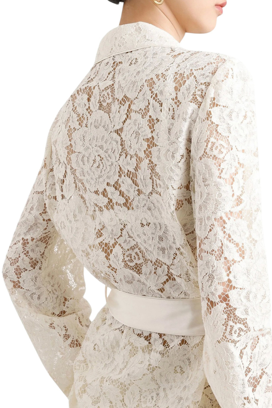 Женский Dolce & Gabbana Жакет из кружева с поясом (цвет ), артикул F5R56T-HLM7L | Фото 6