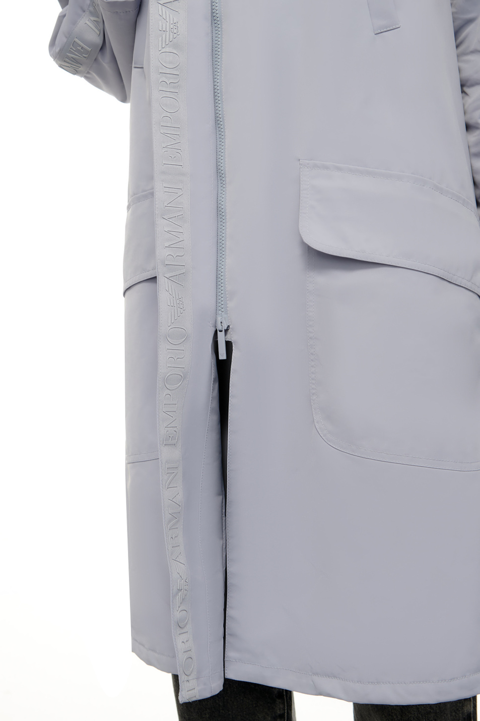 Женский Emporio Armani Пальто свободного кроя с логотипом (цвет ), артикул 3D2L74-2NFNZ | Фото 6