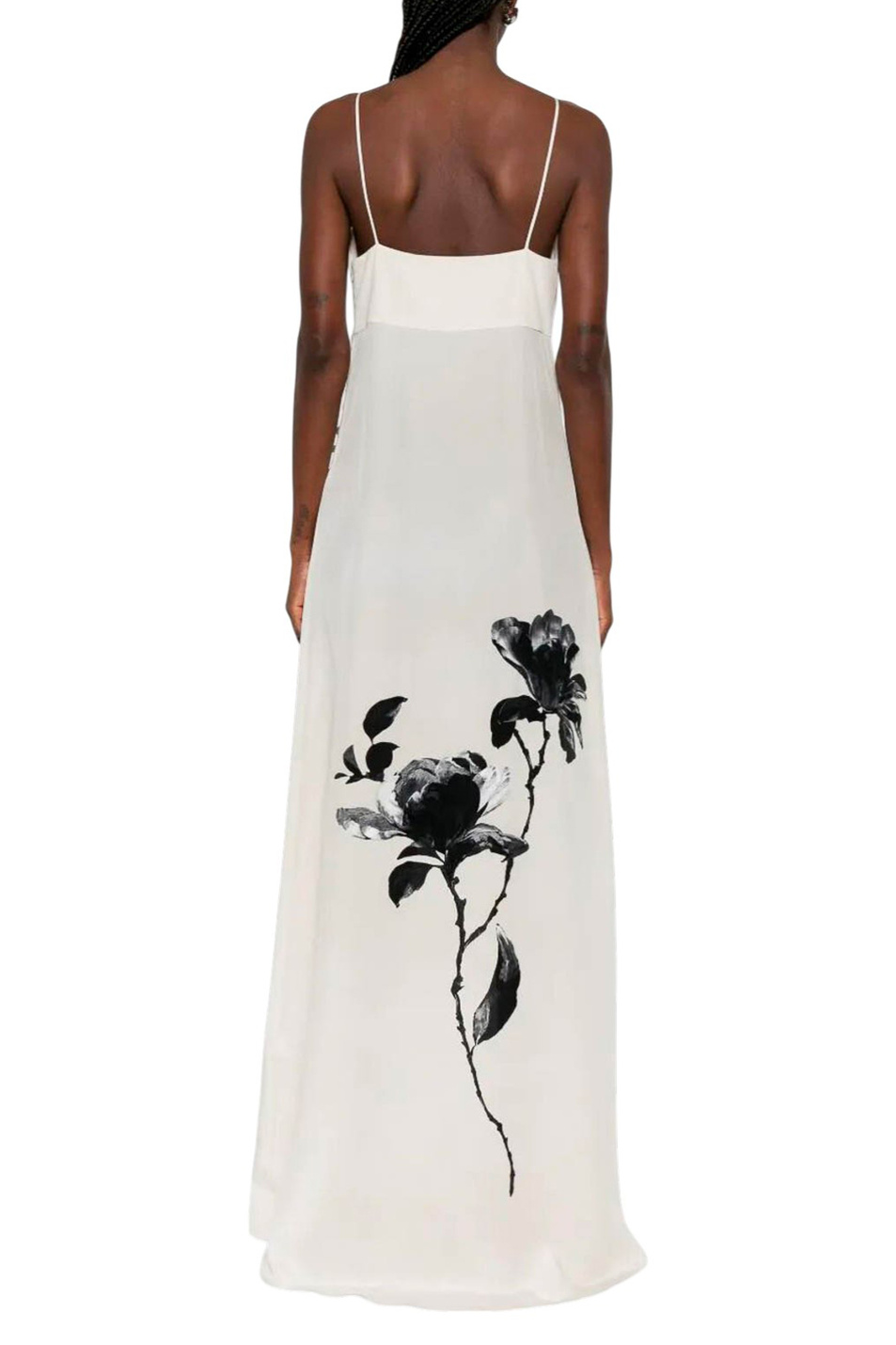 Женский ERMANNO SCERVINO Платье из шелка с аппликацией (цвет ), артикул D482Q358YBQ | Фото 4