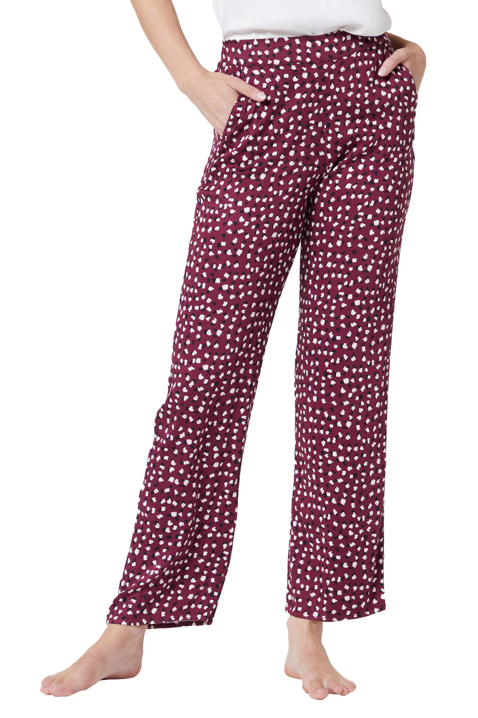 Женский Etam Пижамные брюки CREAM с принтом (цвет ), артикул 6537250 | Фото 1