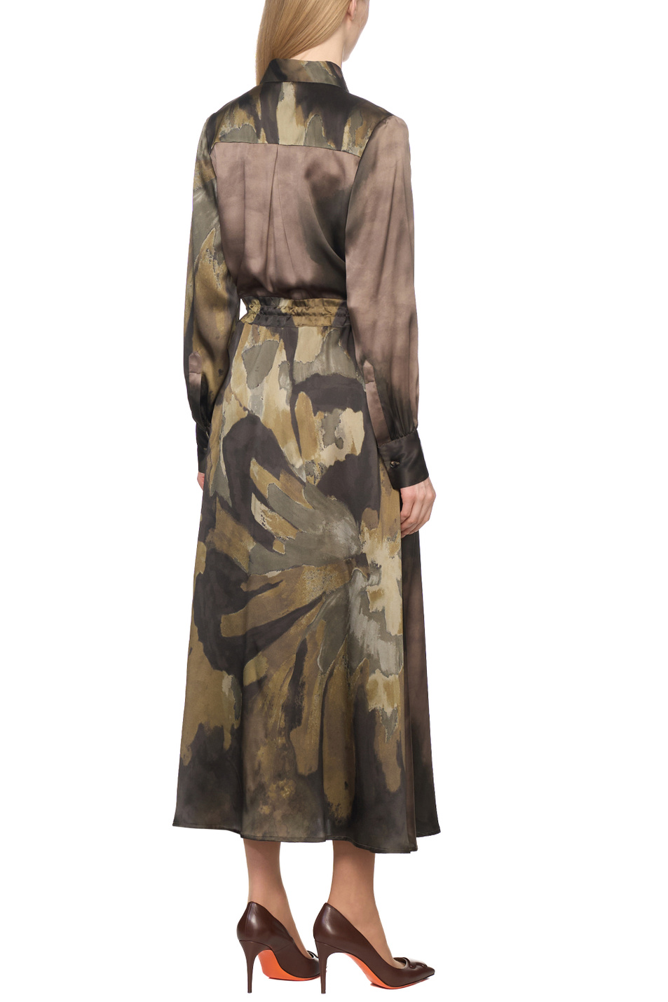 Женский Kiton Платье из шелка (цвет ), артикул D58334K0585G03000 | Фото 4