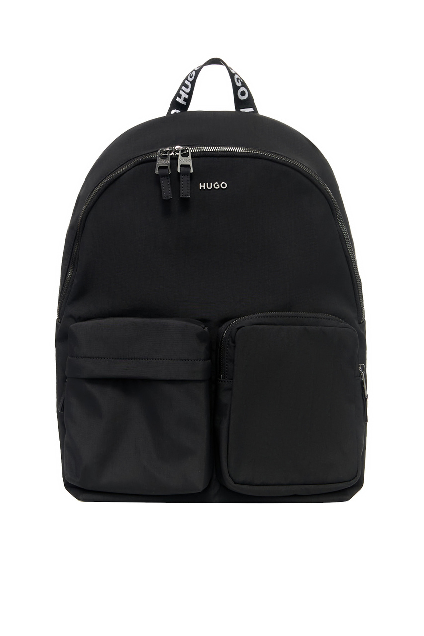 Рюкзак с логотипом|Основной цвет:Черный|Артикул:50511271 | Фото 1
