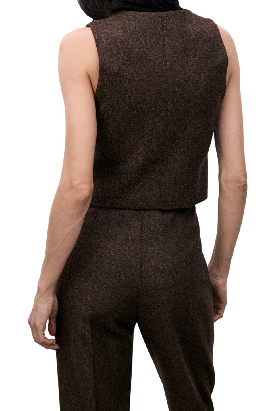 Женский Mango Жилет PIPER из смесовой шерсти (цвет ), артикул 17027913 | Фото 4