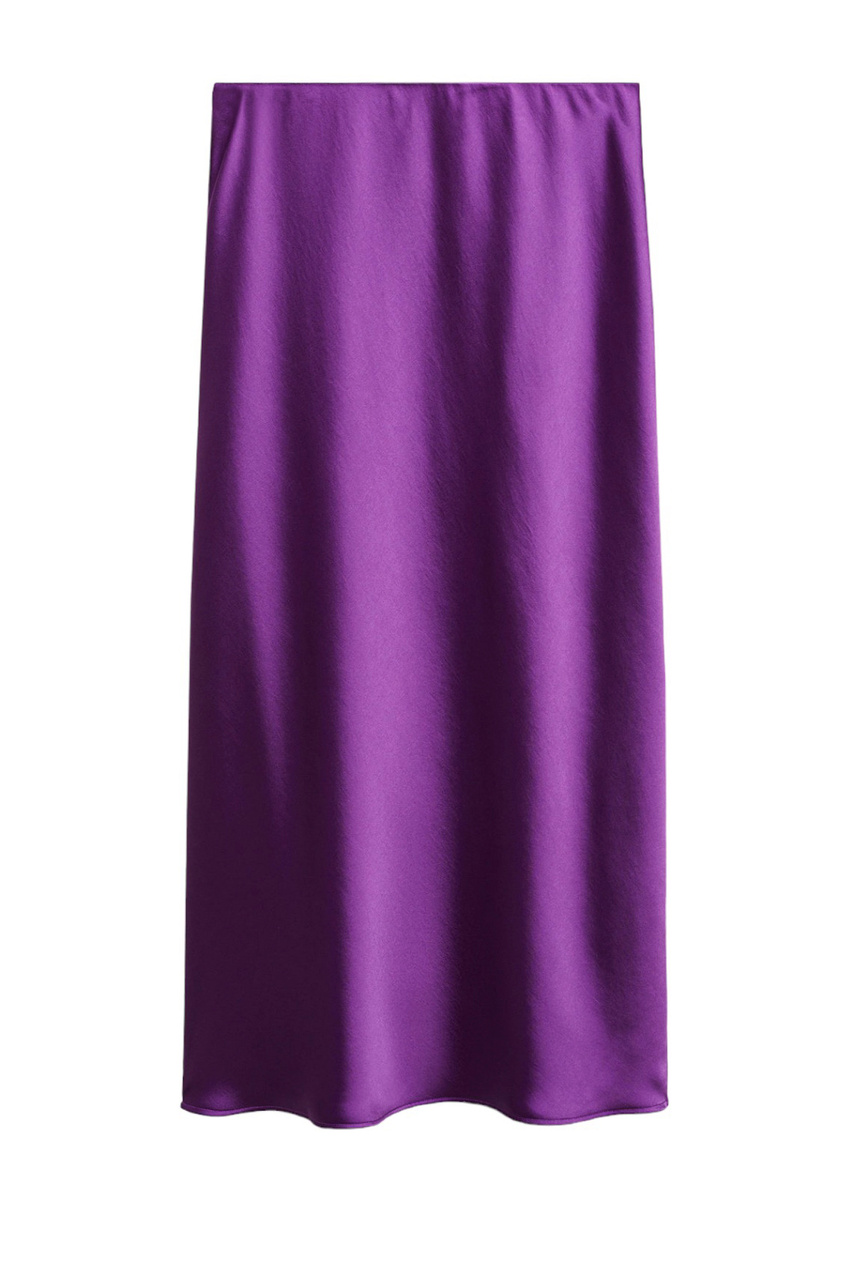 Юбка атласная MIA|Основной цвет:Фиолетовый|Артикул:57084394 | Фото 1