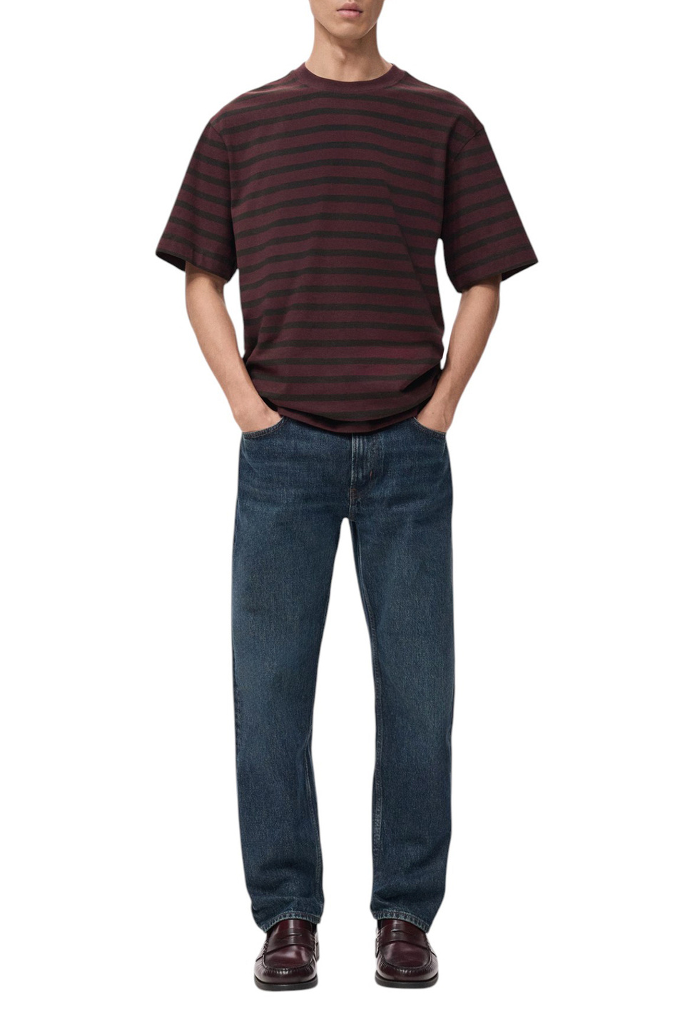 Мужской Mango Man Футболка ANOUKS из хлопка (цвет ), артикул 17025980 | Фото 2