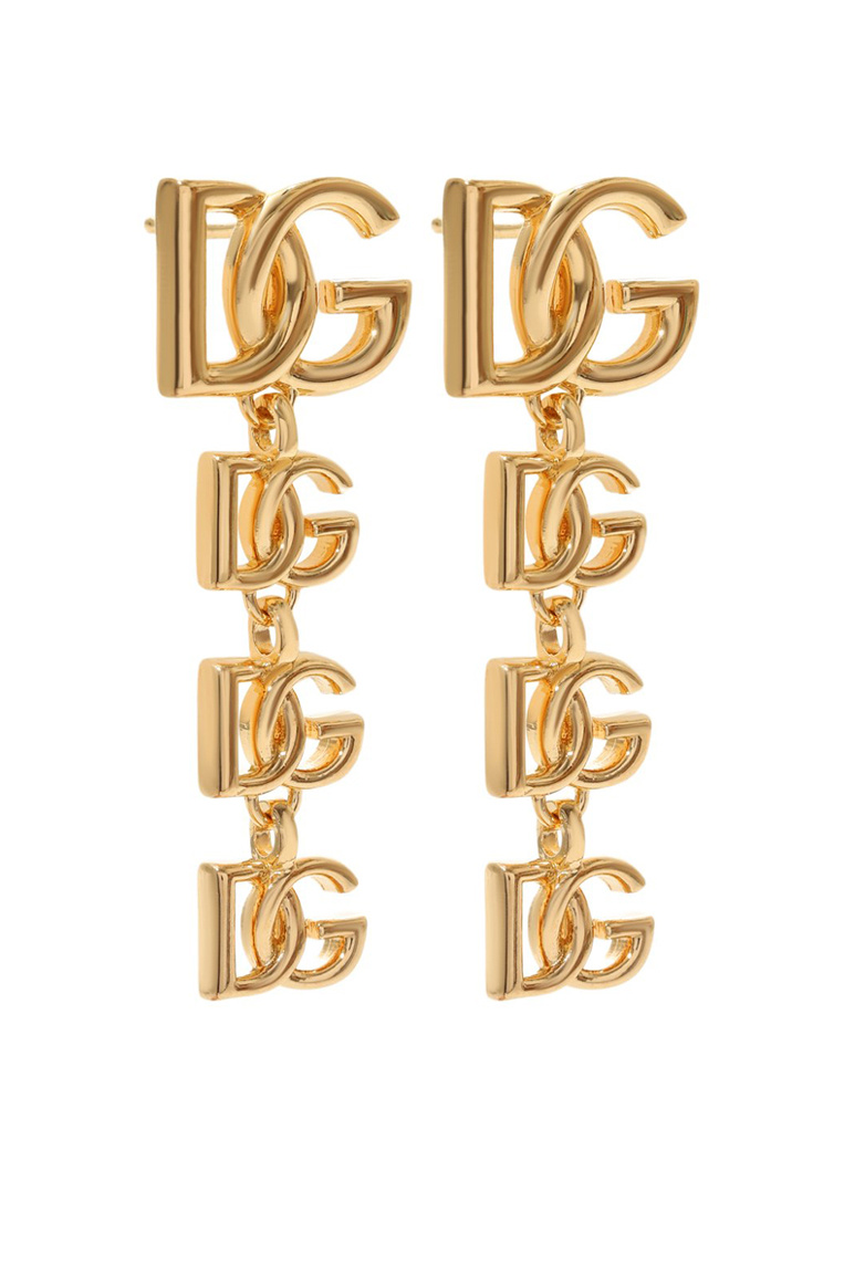 Женский Dolce & Gabbana Серьги-подвески с логотипом (цвет ), артикул WEP6L8-W1111 | Фото 2