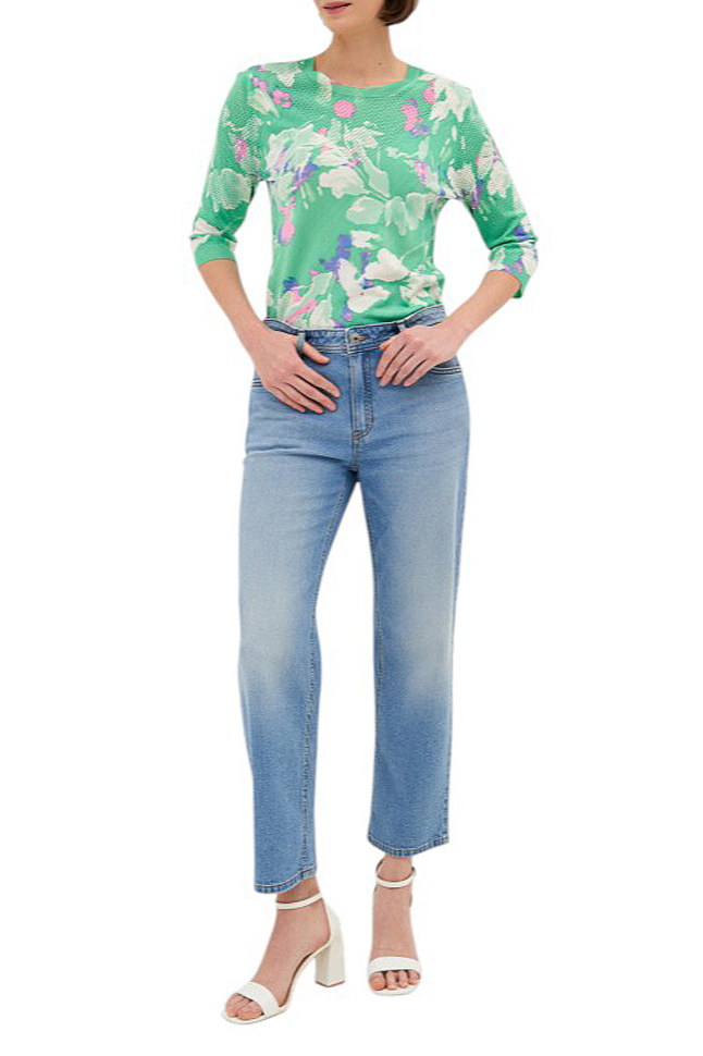 Джинсы из эластчиного хлопка|Основной цвет:Синий Женский Taifun Джинсы из эластчиного хлопка (цвет ), артикул 720326-11148 | Фото 3