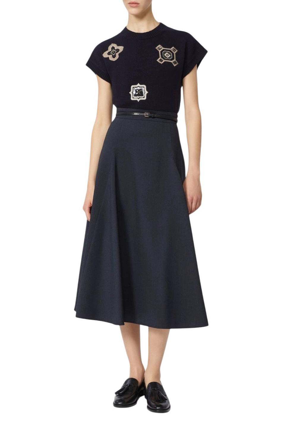 Женский Max Mara Джемпер ANFORA из шерсти и кашемира (цвет ), артикул 2611361061 | Фото 2