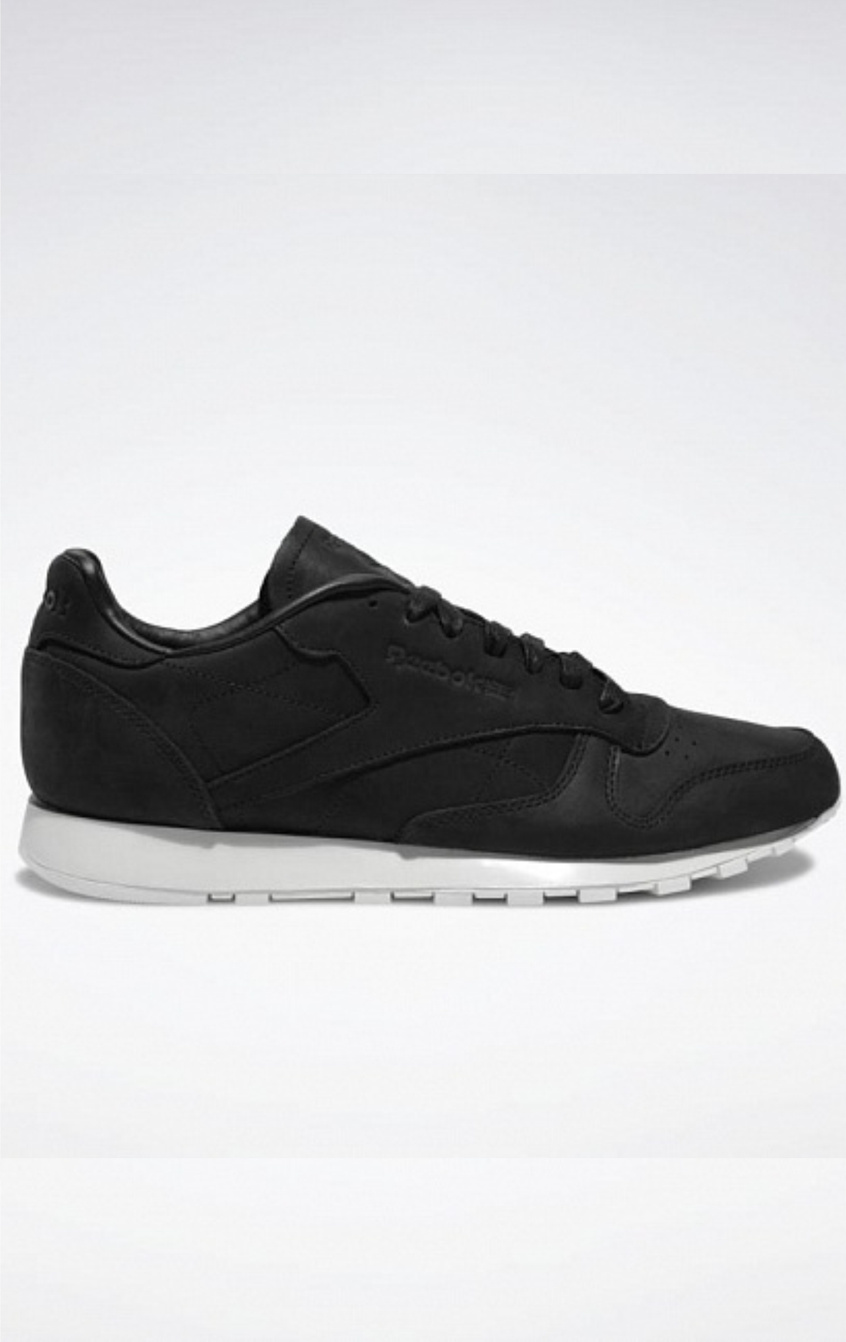 Reebok ❤ мужские кроссовки reebok classic leather lux со скидкой 10%,  черный цвет, размер , цена 311 BYN