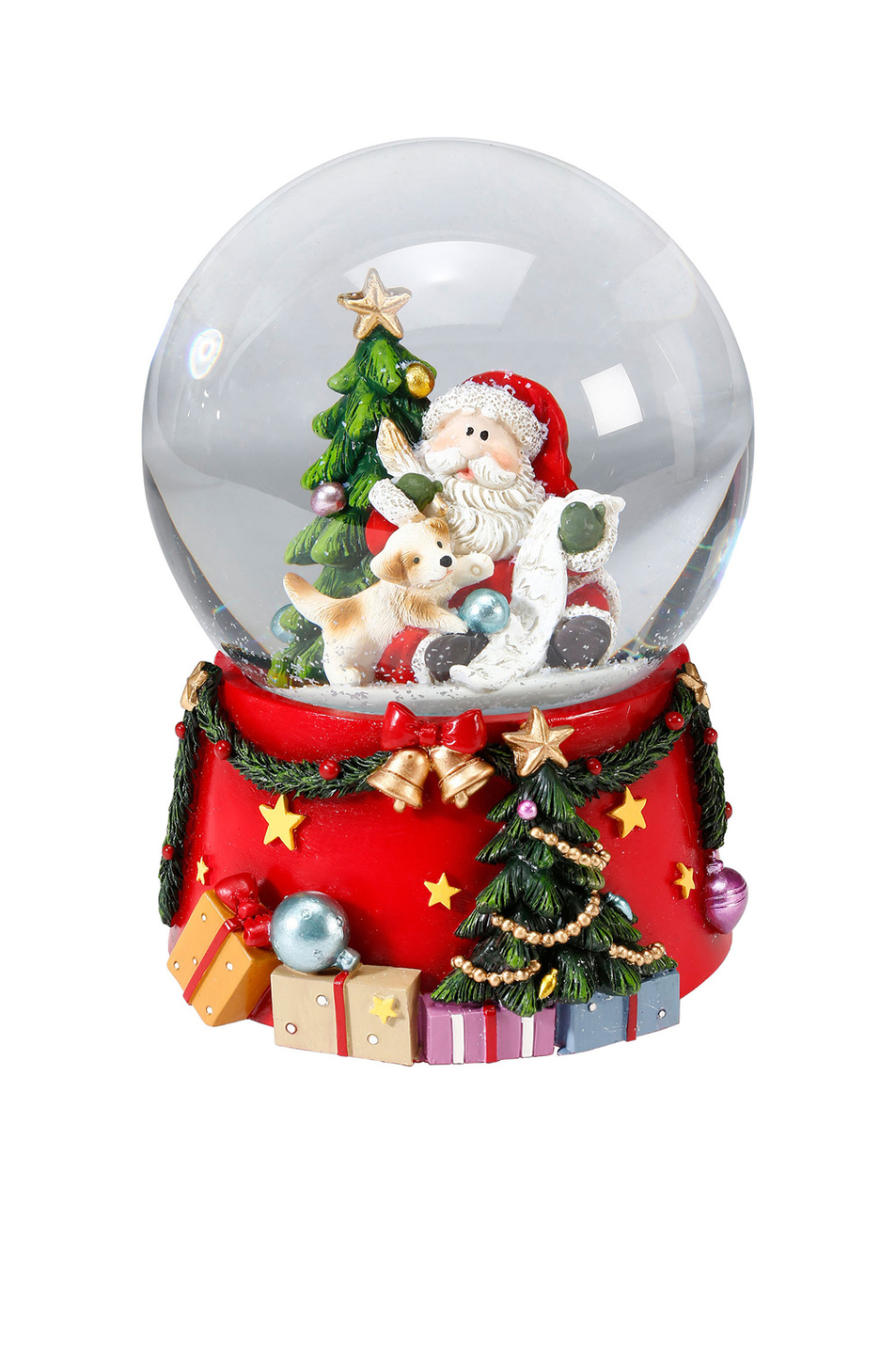 Не имеет пола Inge's Christmas Шкатулка музыкальная "Снежный шар с Сантой", 14,5 см (цвет ), артикул 700001754 | Фото 1