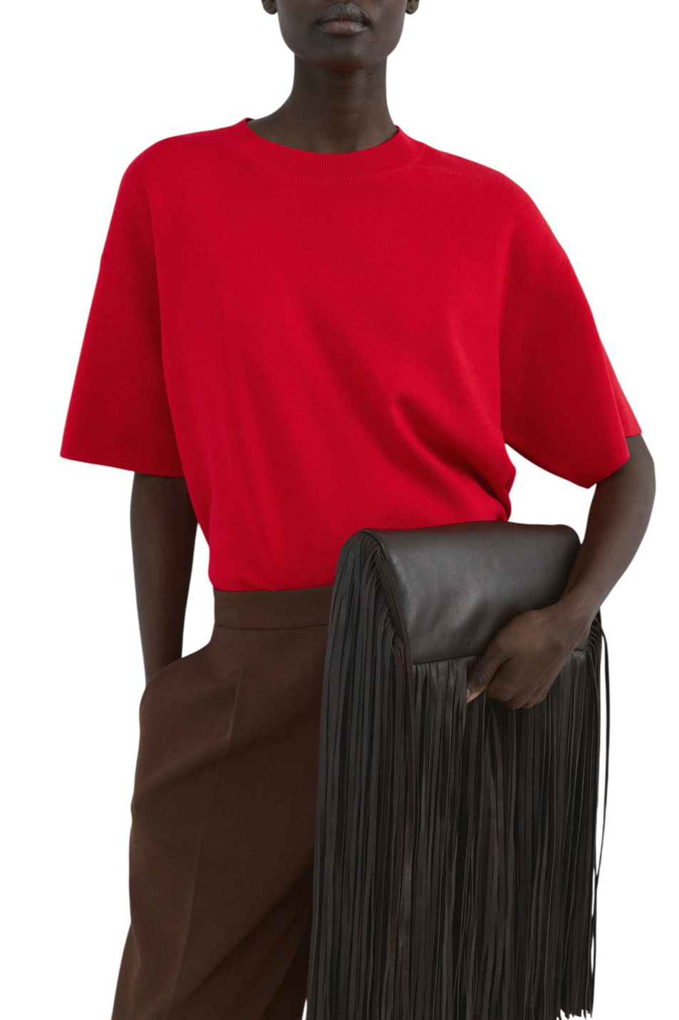 Женский Mango Джемпер BRUNITO с короткими рукавами (цвет ), артикул 27054089 | Фото 3