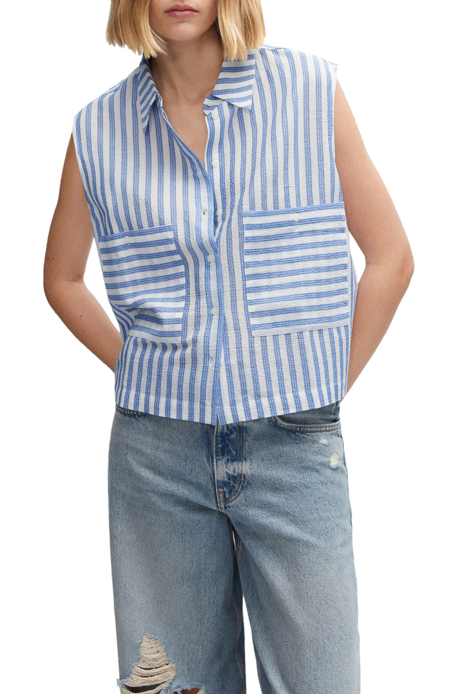 Женский Mango Рубашка DOLCE с принтом (цвет ), артикул 47018633 | Фото 3