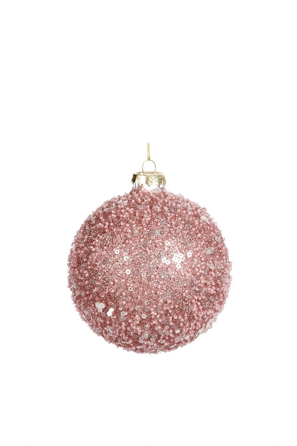Goodwill Елочный шар "Розовые пайетки", 10 см (цвет ), артикул P 32285 | Фото 1